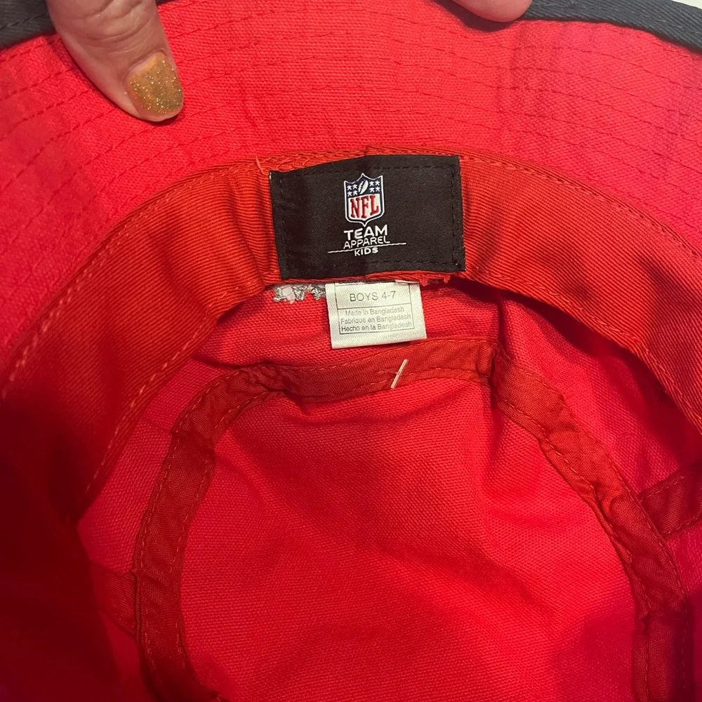 NWT Tampa Bay NFL Buccaneers youth boy 4-7 bucket hat